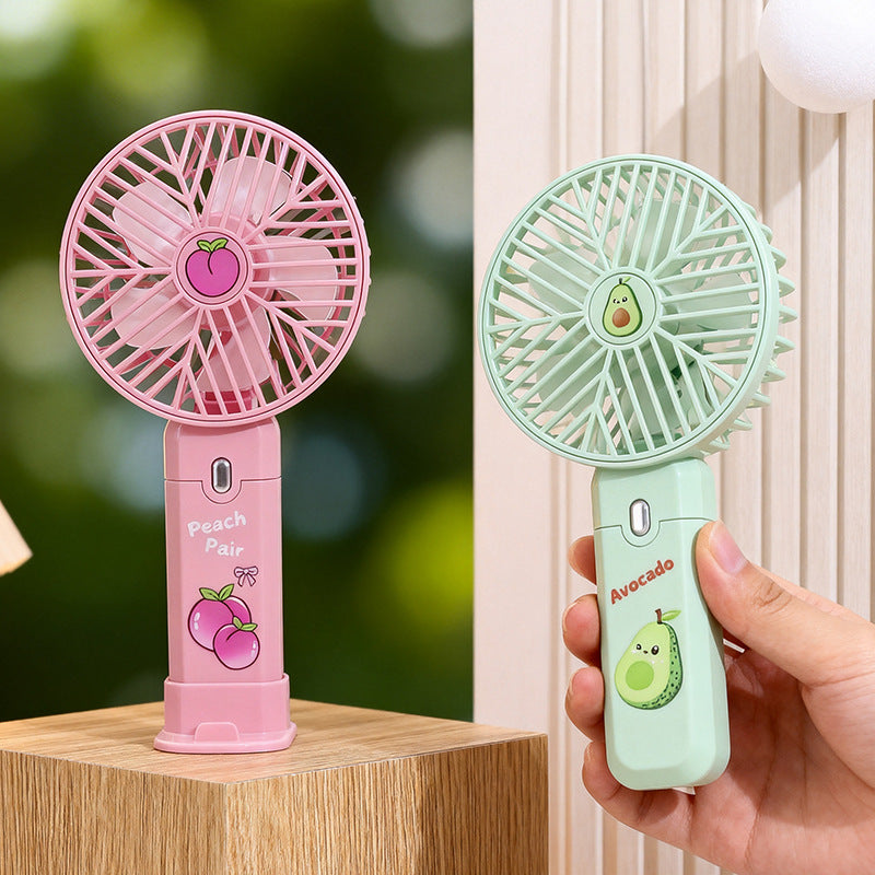 Portable battery-operated handheld fan with multiple speed settings Bowlift