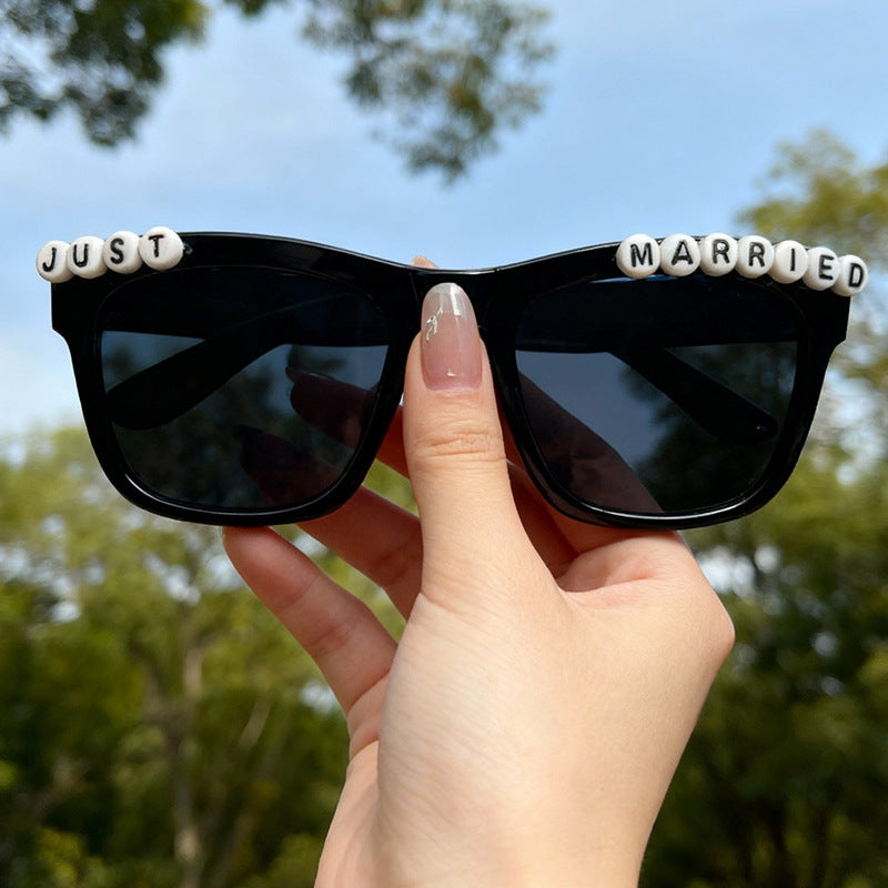 Fashionable Wedding-Themed Sunglasses Bowlift