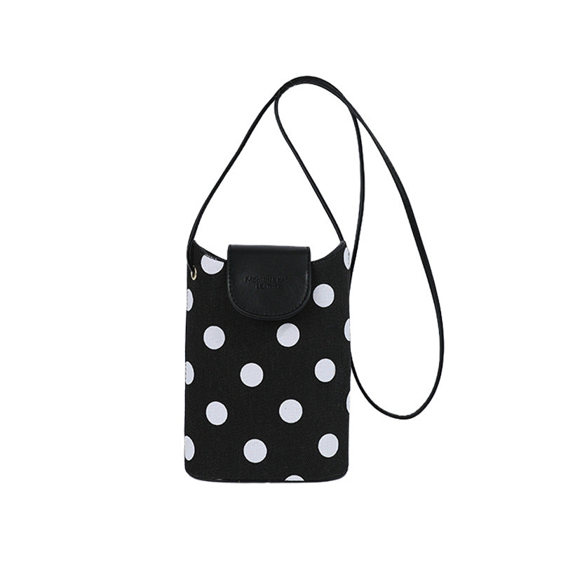WoPlayful Polka Dot Crossbody Bag Bowlift