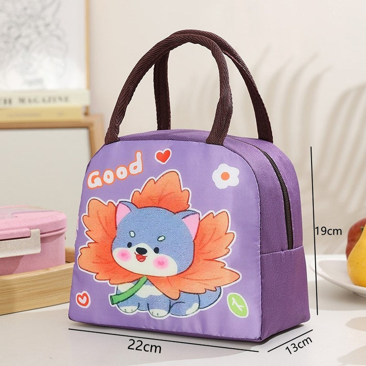 Cartoon-Themed Insulated Lunch Bag Bowlift
