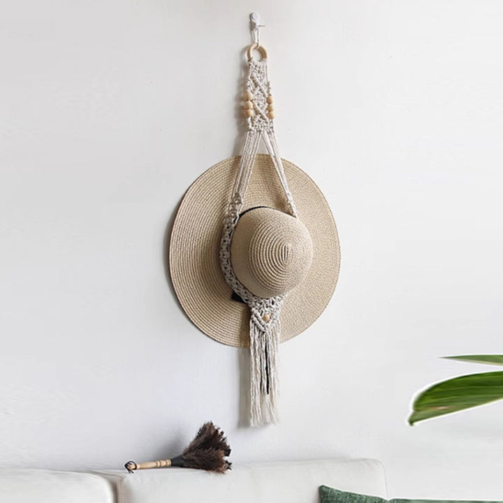 Stylish Macrame Hat Organizer Bowlift