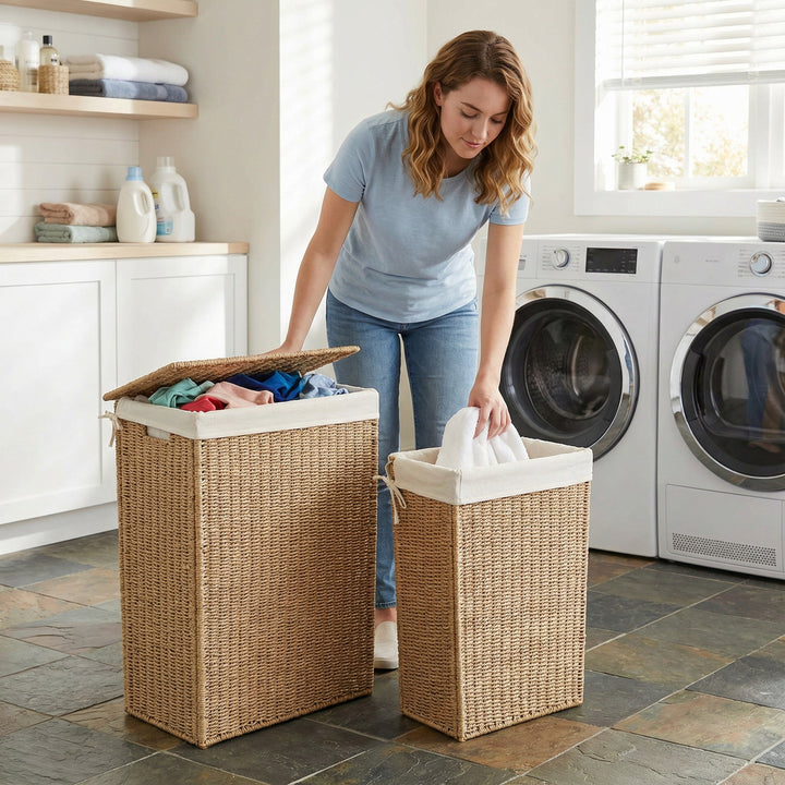 Laundry storage basket Bowlift