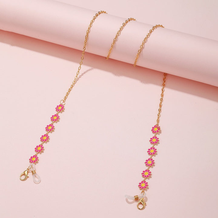 Floral Charm Eyewear Chain Bowlift