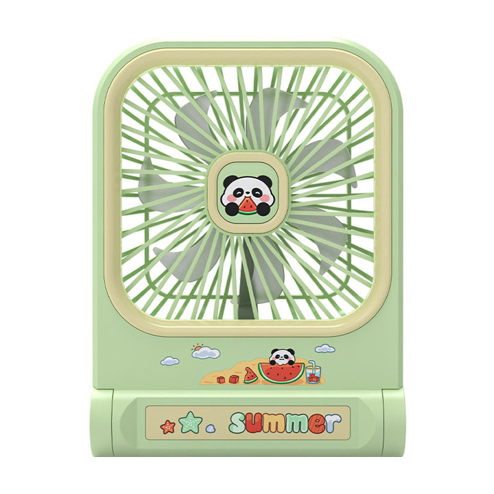 Women's Portable Mini Fan in Playful Panda Design Bowlift