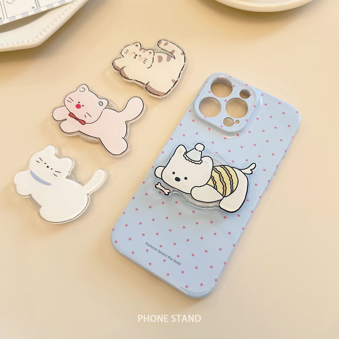 Playful Cat Smartphone Holder Bowlift
