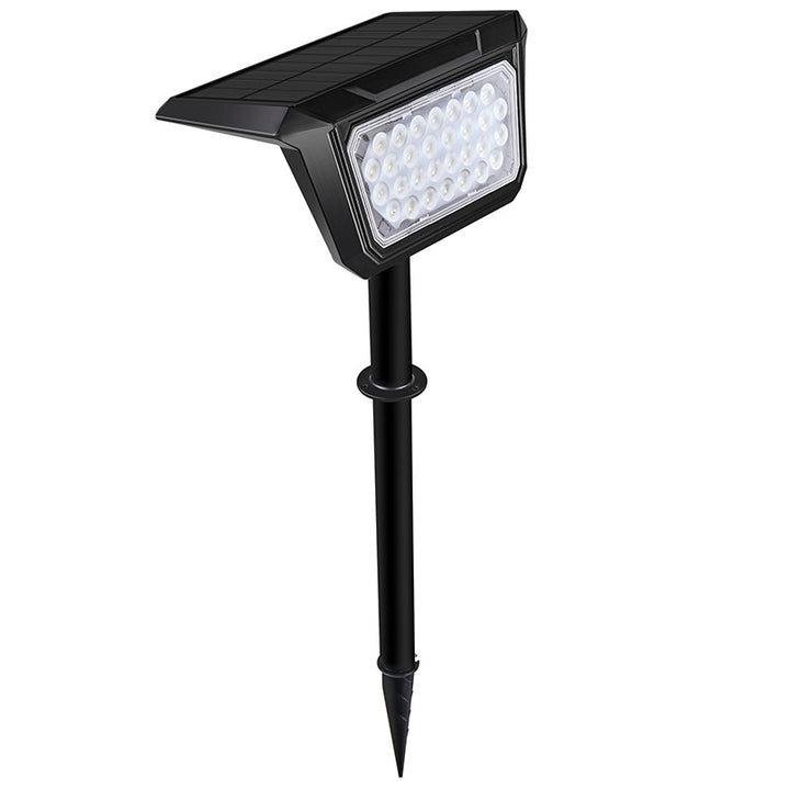 Solar-Powered LED Garden Pathway Spotlight Stakes Bowlift