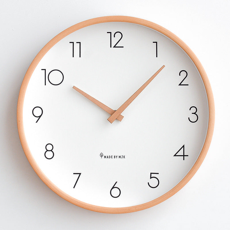 BowLift | Nordic Minimalist Wood Silent Wall Clock