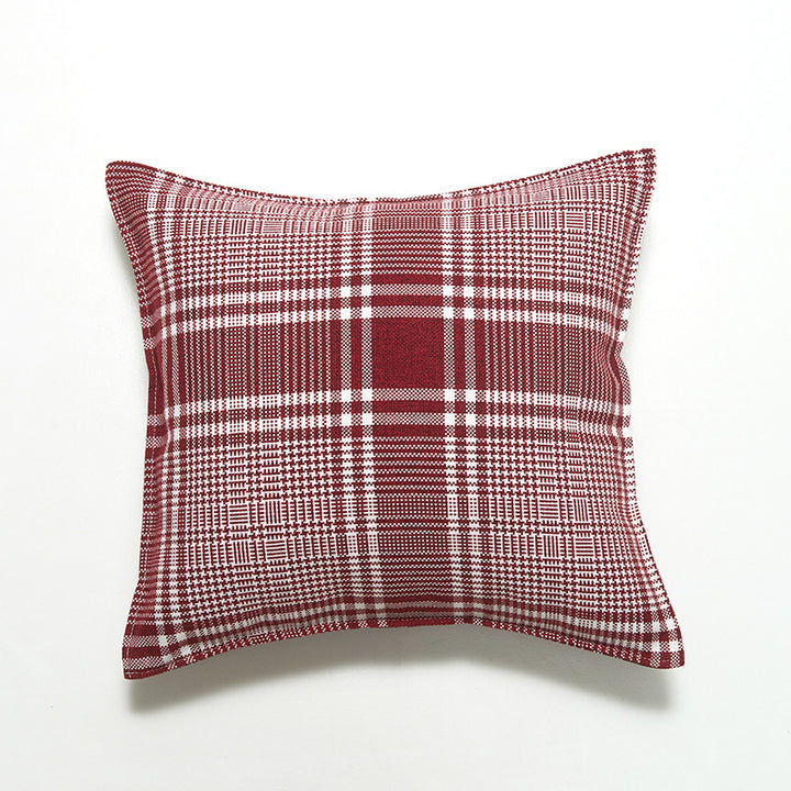 Checked Pattern Decorative Throw Pillow