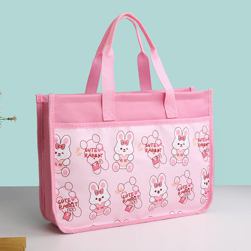Kids Cute Bunny Print Lunch Bag Bowlift