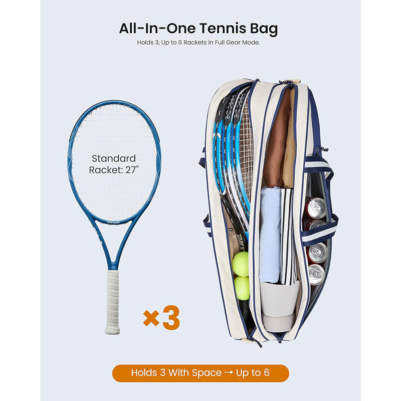 Stylish Tennis Racket and Gear Carrier Bowlift