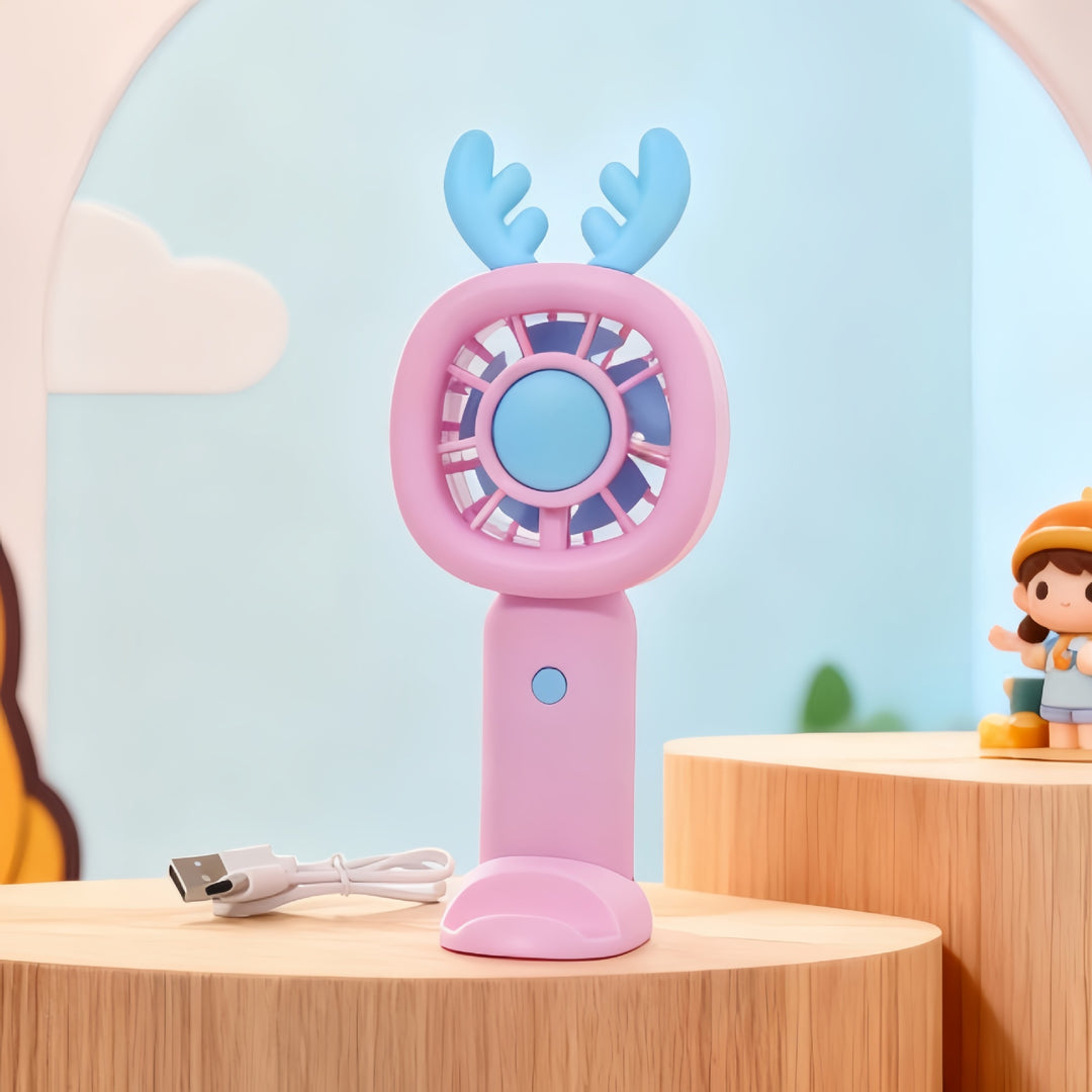 Women's portable creative fan with USB connection Bowlift