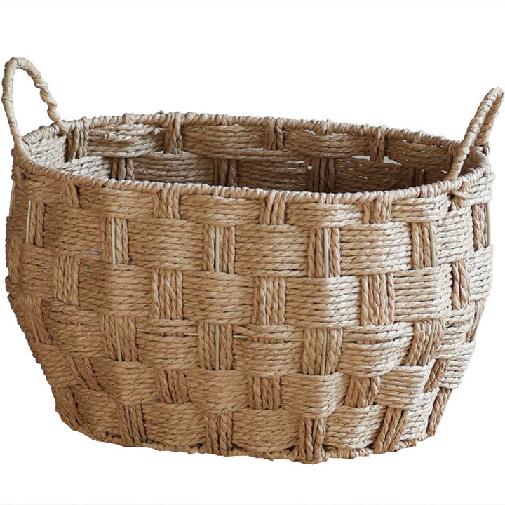 Storage baskets made of woven natural material Bowlift
