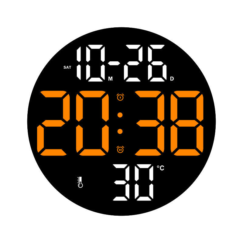 Digital wall clock with temperature and hygrometer function Bowlift