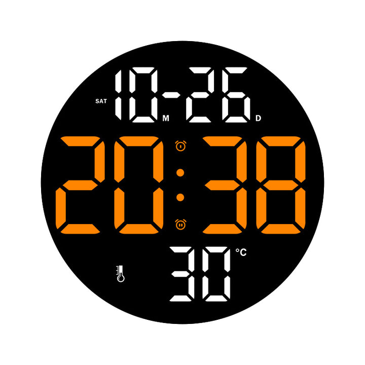 Digital wall clock with temperature and hygrometer function Bowlift