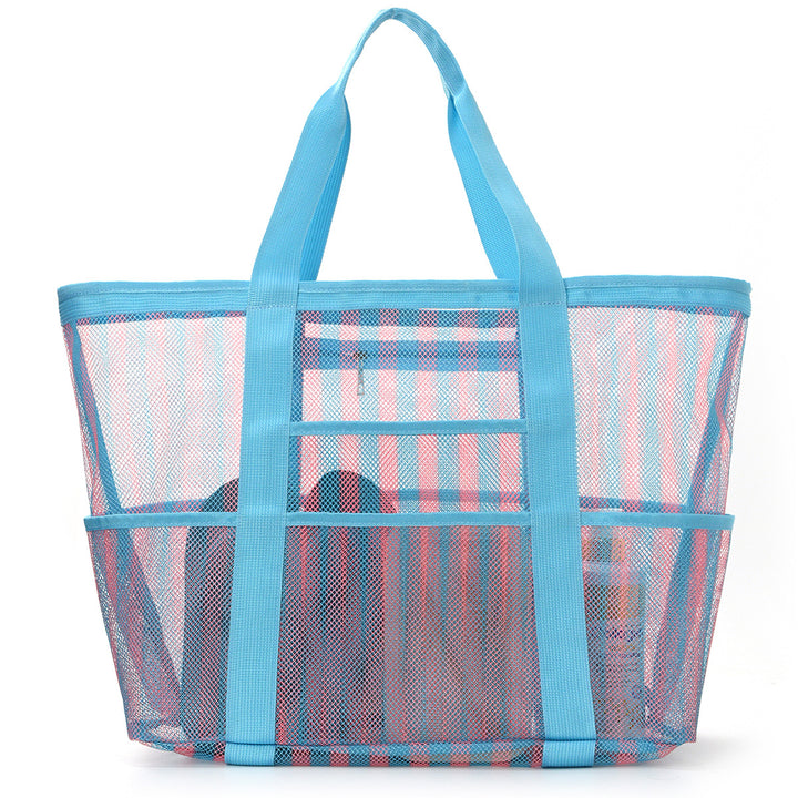 Beach bag made of durable mesh material with sturdy handles Bowlift