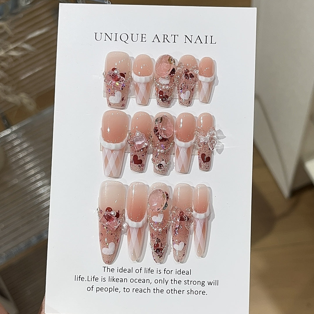 Nail Art Press-On Set Bowlift