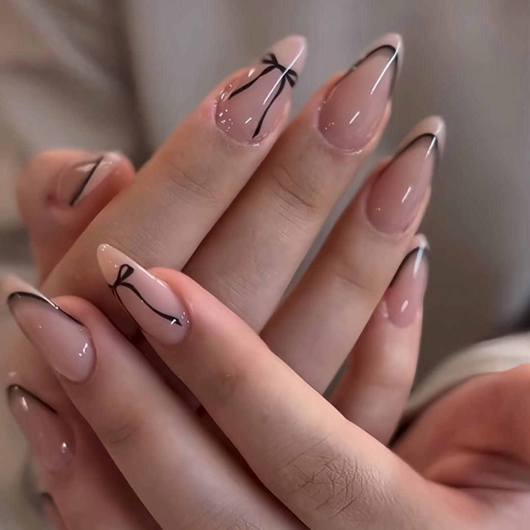 Decorative Press-On Nail Art Set Bowlift