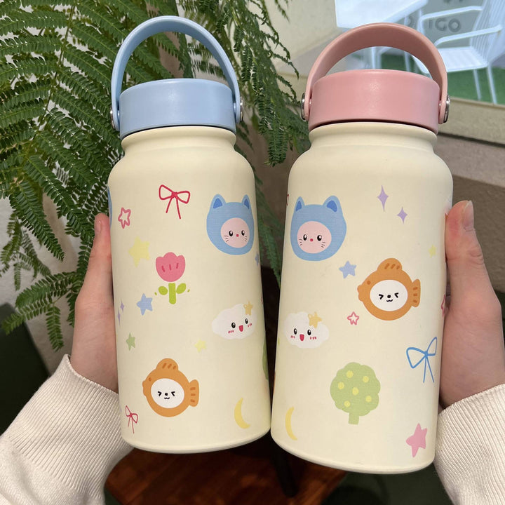 Women’s insulated bottle with practical carrying bag and playful design Bowlift