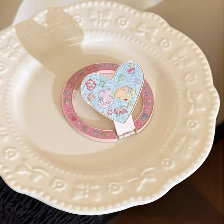 Playful hand mirror in heart design Bowlift