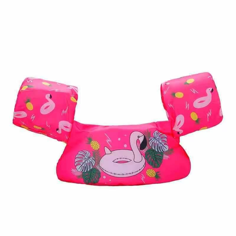 Women's Inflatable Swim Aid with Colorful Flamingo Design Bowlift
