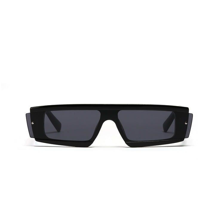 Women's oversized rectangular sunglasses with fashionable tortoiseshell design Bowlift