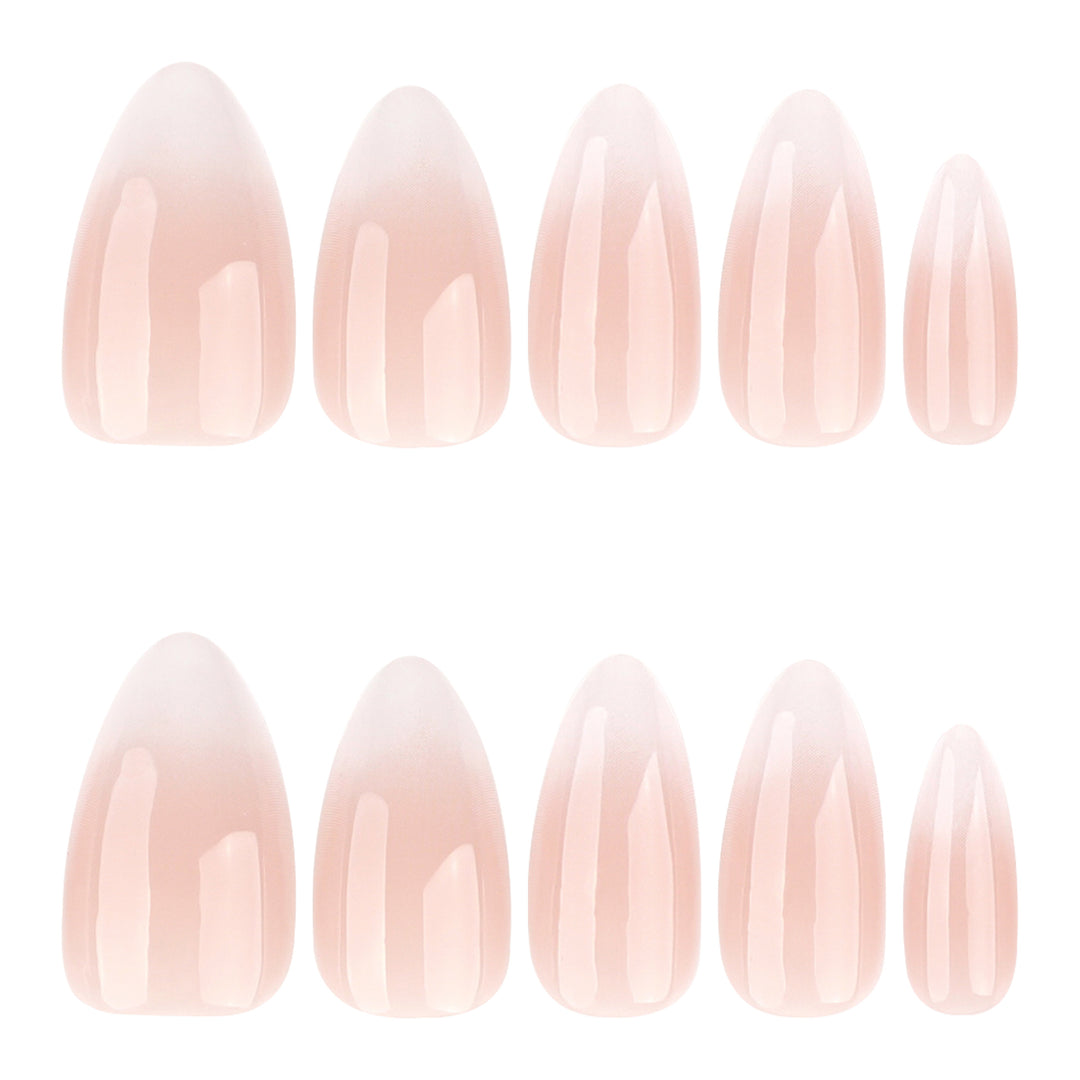 Artful stiletto nails with an elegant gradient and high gloss Bowlift