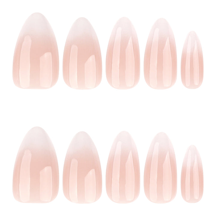 Artful stiletto nails with an elegant gradient and high gloss Bowlift