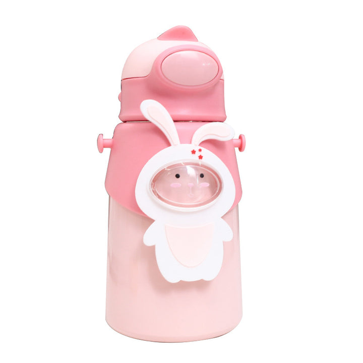 Ladies' insulated drinking bottle with funny animal design Bowlift