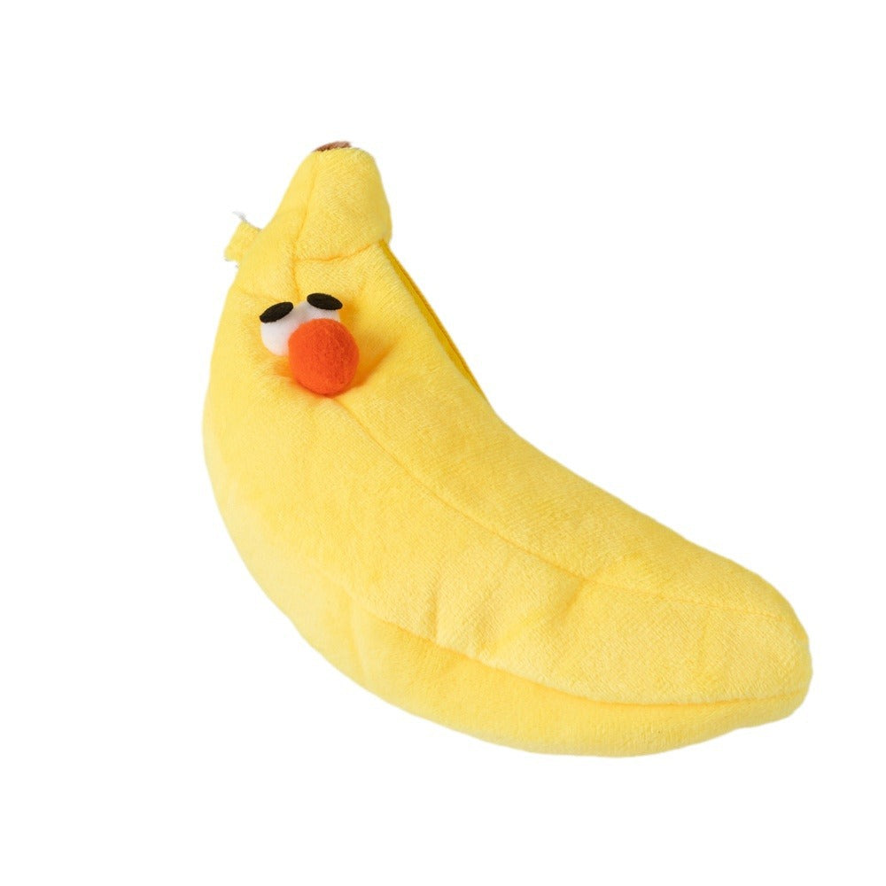 Cute Plush Banana Pencil Case Bowlift