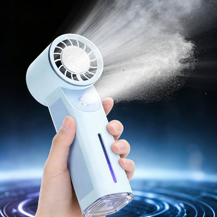 Women's Portable Battery Handheld Fan with Variable Speed Control Bowlift