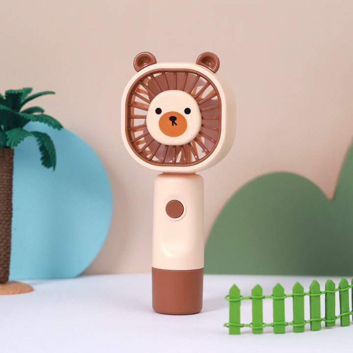 Women's portable handheld fan with animal design Bowlift