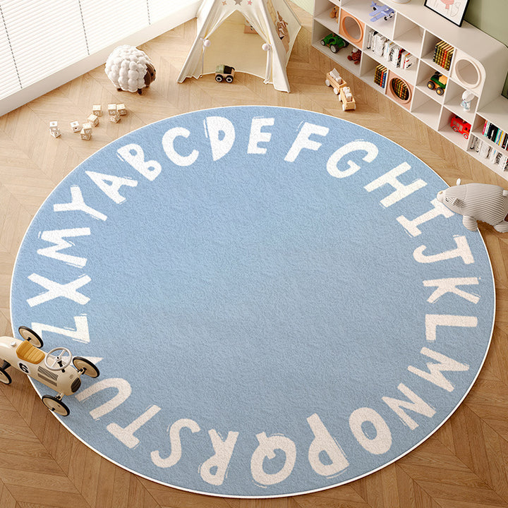 Educational Alphabet Learning Area Rug