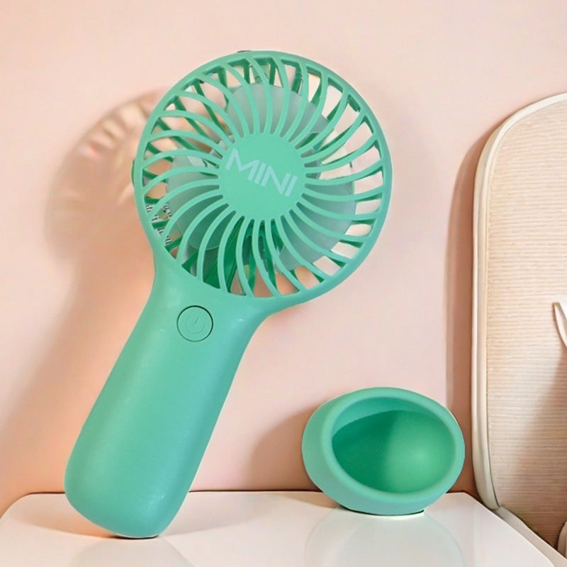 Women Portable Mini Handheld Fan with Ergonomic Design Bowlift