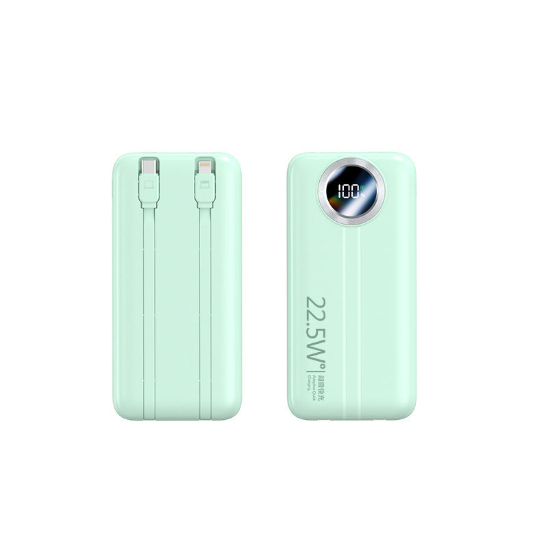 Portable power bank with fast charging function and digital capacity display Bowlift