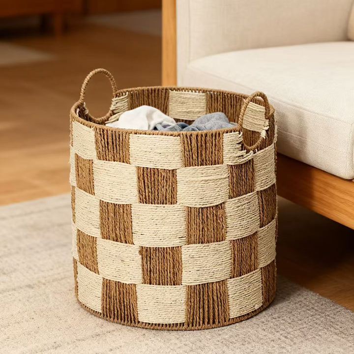 Natural Fiber Storage Basket Bowlift