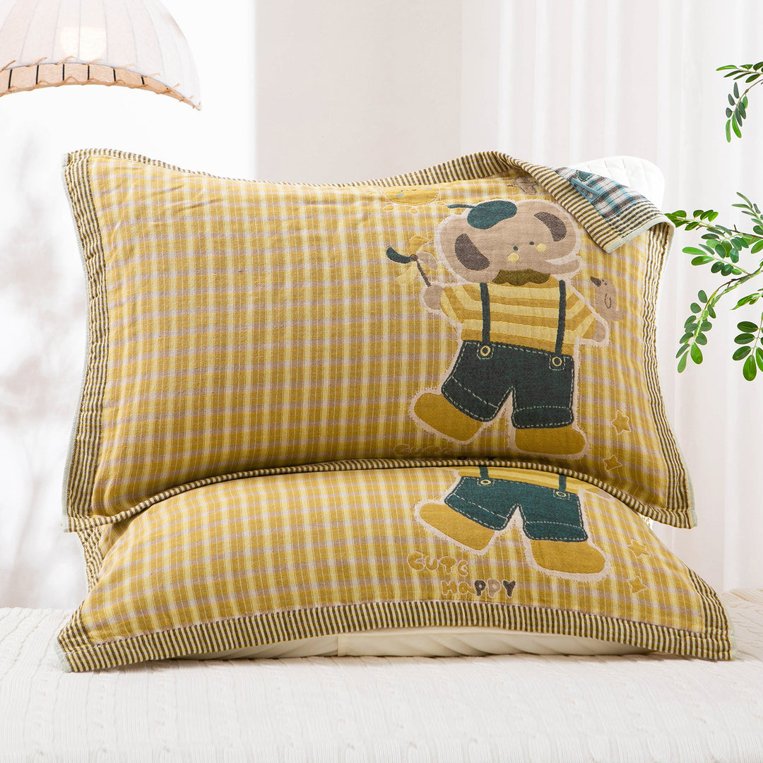 Ladies cushion cover with artistic landscape motif Bowlift