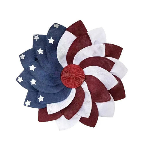 Unisex nan handcrafted felt eagle wreath with layered feather texture and hanging loop Bowlift