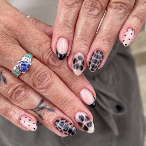 Artistic Nail Art in Creative Design Bowlift