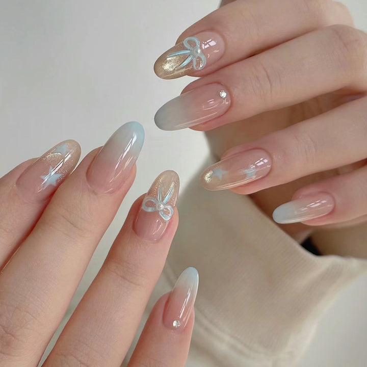 Luxury Decorative Press-On Nail Extensions Bowlift