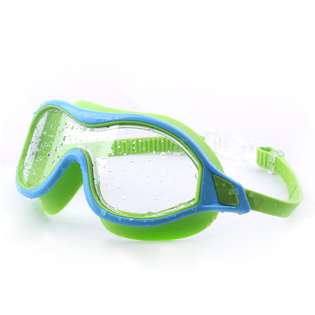 Powerful swim mask with wide lenses and anti-fog coating Bowlift