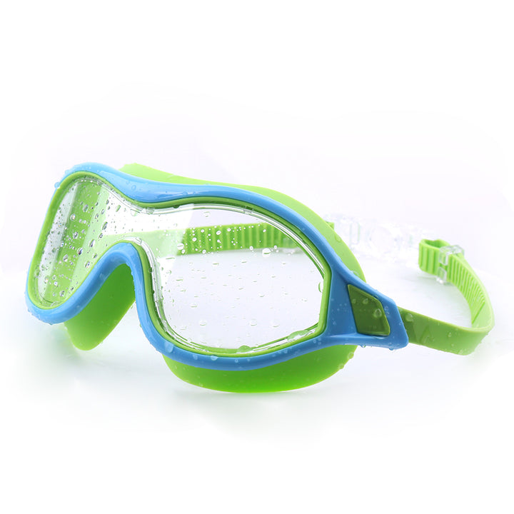 Powerful swim mask with wide lenses and anti-fog coating Bowlift