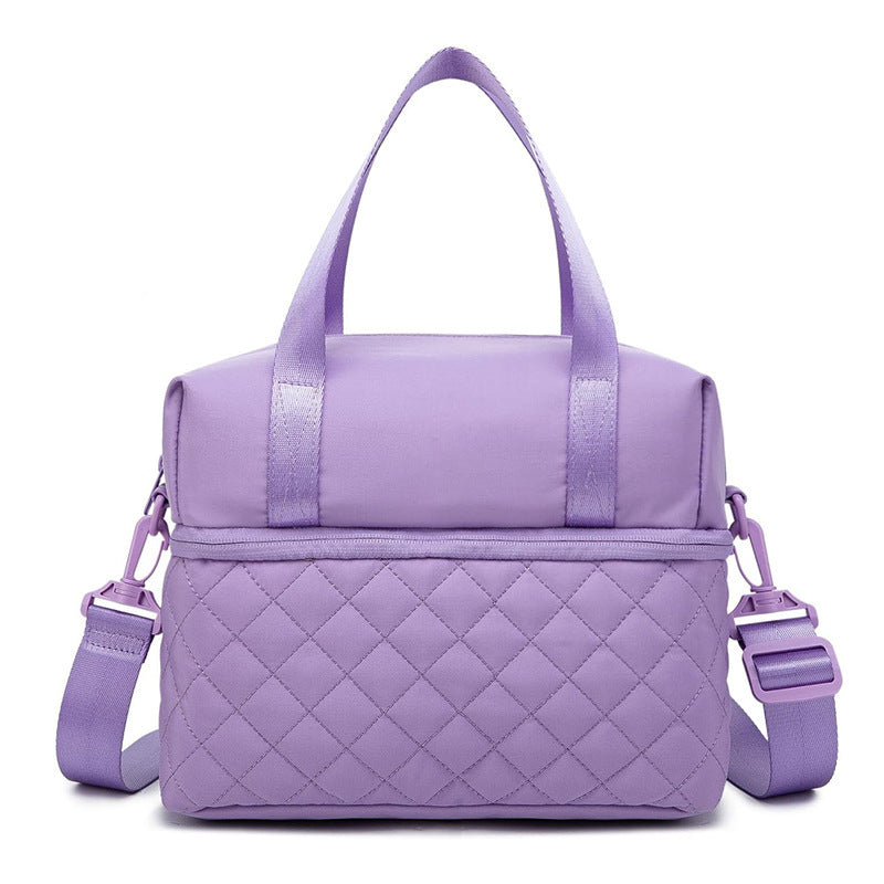Practical Quilted Tote Bag Bowlift