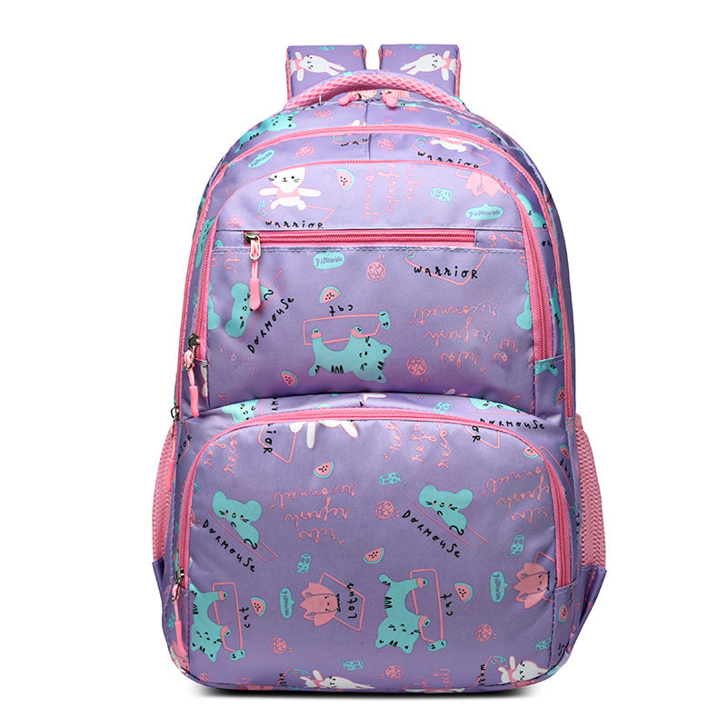 Whimsical Character Design School Backpack