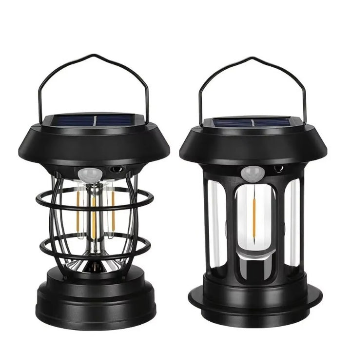Solar-Powered Rechargeable LED Mosquito Zapper Lantern Bowlift