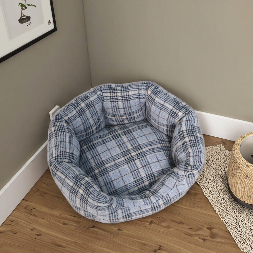 Comfort-Enhanced Quilted dog bed