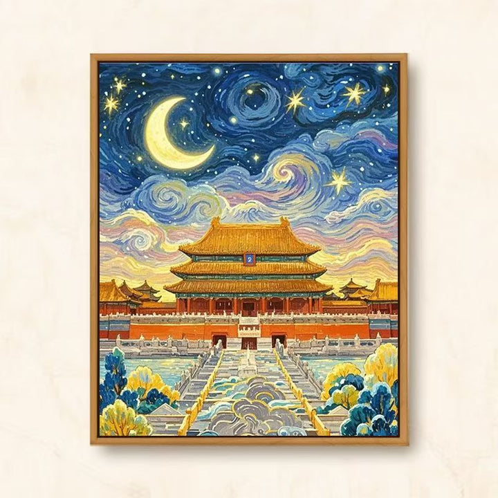 Artistic Cityscape Wall Art Print Bowlift