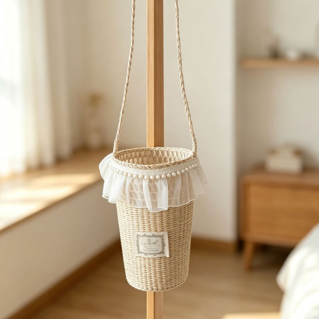 Decorative Woven Wall Planter Bowlift