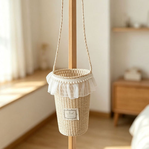 Decorative Woven Wall Planter Bowlift