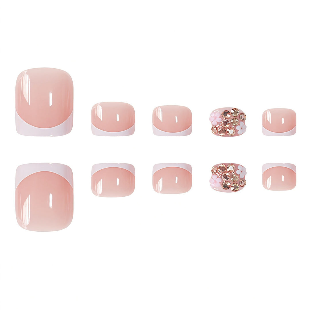 Decorative Foot Nail Art Bowlift