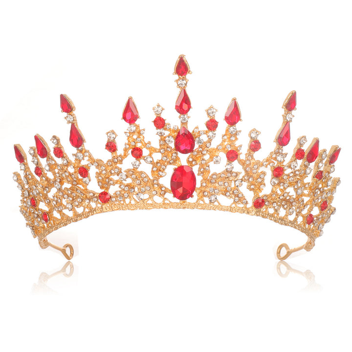 Women Elegant Tiara with Sparkling Crystals Bowlift
